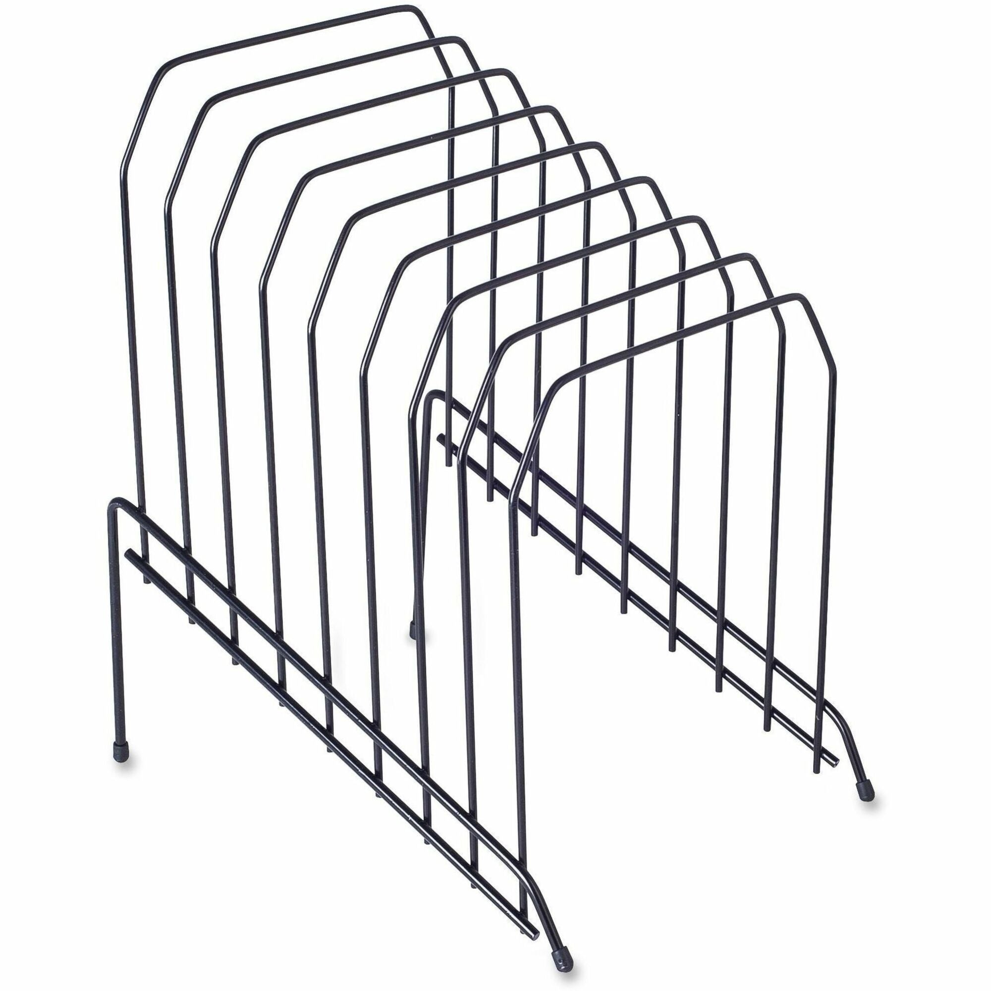 Lorell Vertical File, Wire, 8 Divider, 8
