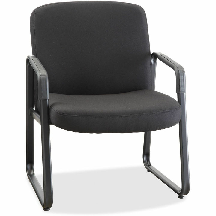 Image of Lorell 84586 Deluxe Guest Seating Big & Tall Guest Chair with Arms
