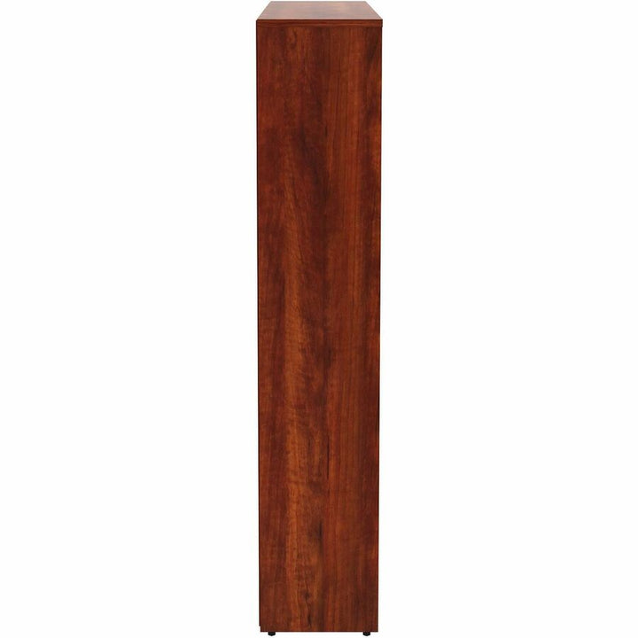 Image of Lorell Bookcase, 5-Shelf, 4 Adj Shelves, 36'x12"x60", Cherry
