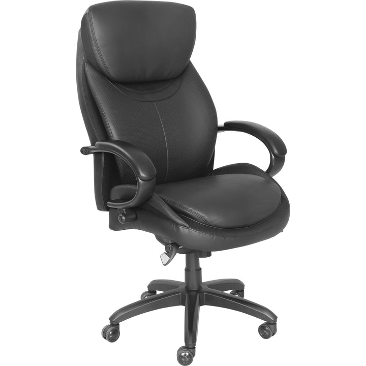 Image of La-Z-Boy® Faux Exec Leather Chair, 32-3/4"x27-3/4"x42-1/4", BK