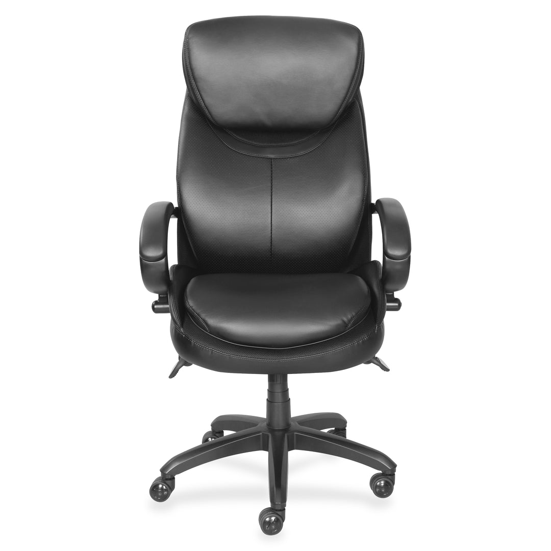 Image of La-Z-Boy® Faux Exec Leather Chair, 32-3/4"x27-3/4"x42-1/4", BK