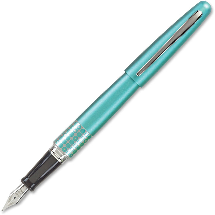 Image of Pilot® Gel Roller, Retro-Pop, Fine Nib, Turquoise Barrel/BK Ink