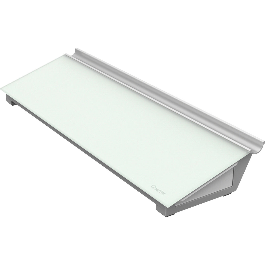 Image of Quartet® Glass Dry Erase Desktop Computer Pad, 18" x 6", White Surface