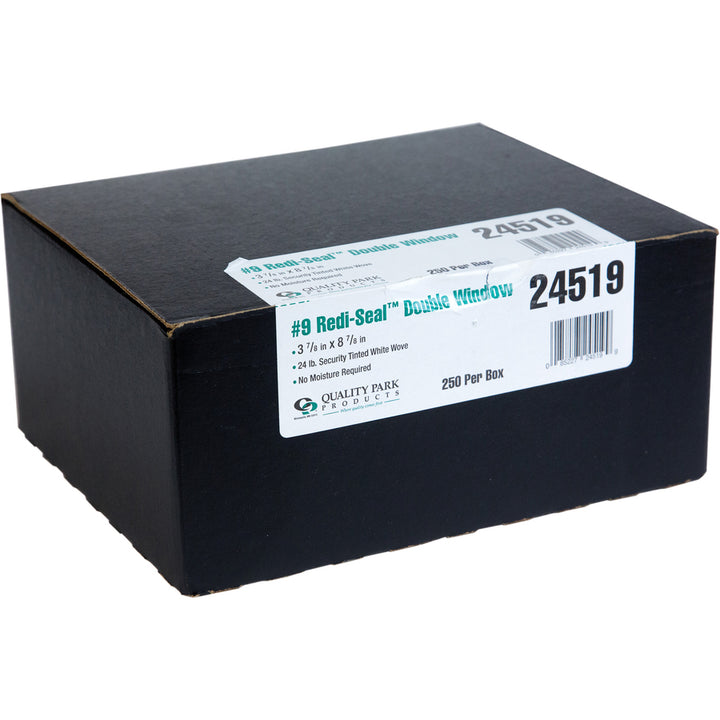 Image of Quality Park Redi-Seal 24519 No. 9 Double Window Security Tint Envelopes with Self-Seal Closure