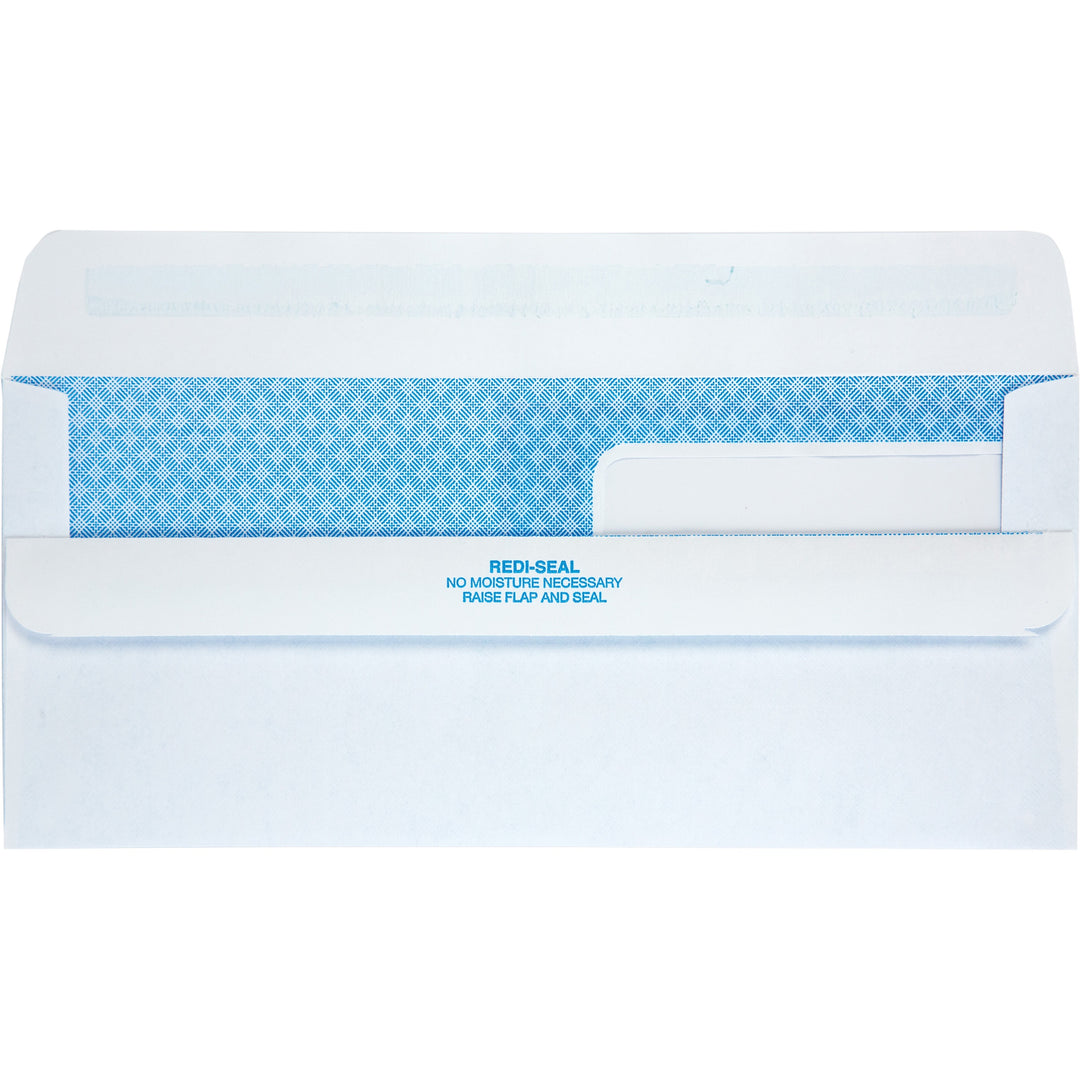Image of Quality Park Redi-Seal 24519 No. 9 Double Window Security Tint Envelopes with Self-Seal Closure