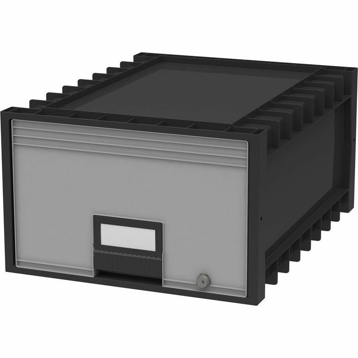 Image of Storex Archive Drawer, Legal, 18-1/4"x24-3/4"x11-1/2", BKGY