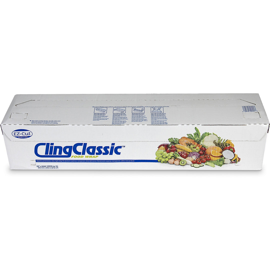 Image of Webster Prof Grade Plastic Food Wrap, 24"x2000', Clear