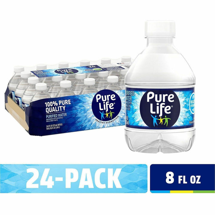Image of Nestle Waters® Nestle Pure Life Water, 8oz., 120CT/PL, Blue