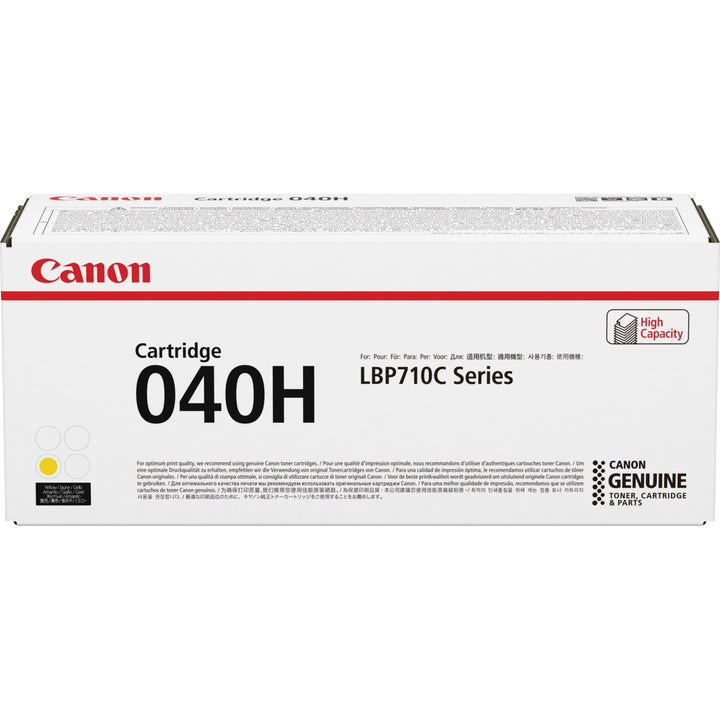 Image of Canon® Toner Cartridge, f/ICLBP712, 10.000 Page Yield, Yellow
