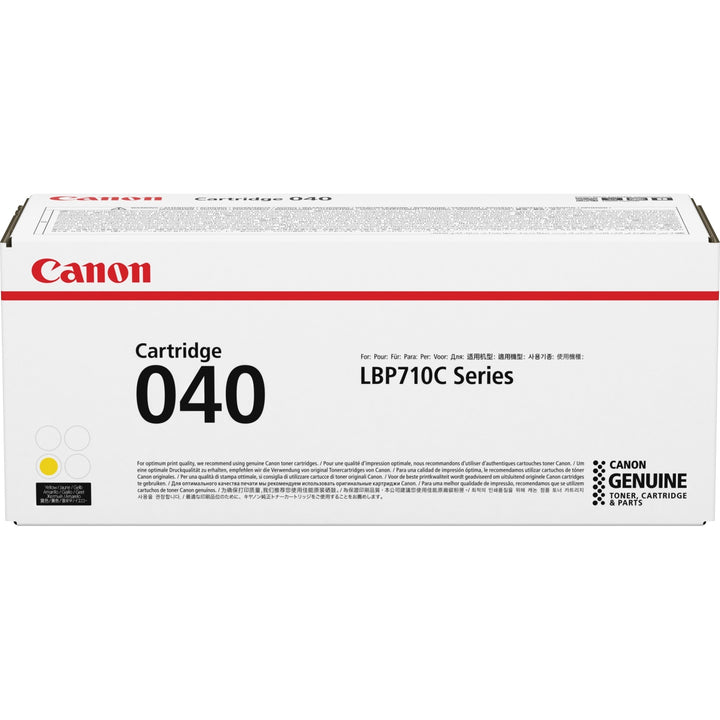 Image of Canon® Toner Cartridge, f/ICLBP712, 5400 Page Yield, Yellow