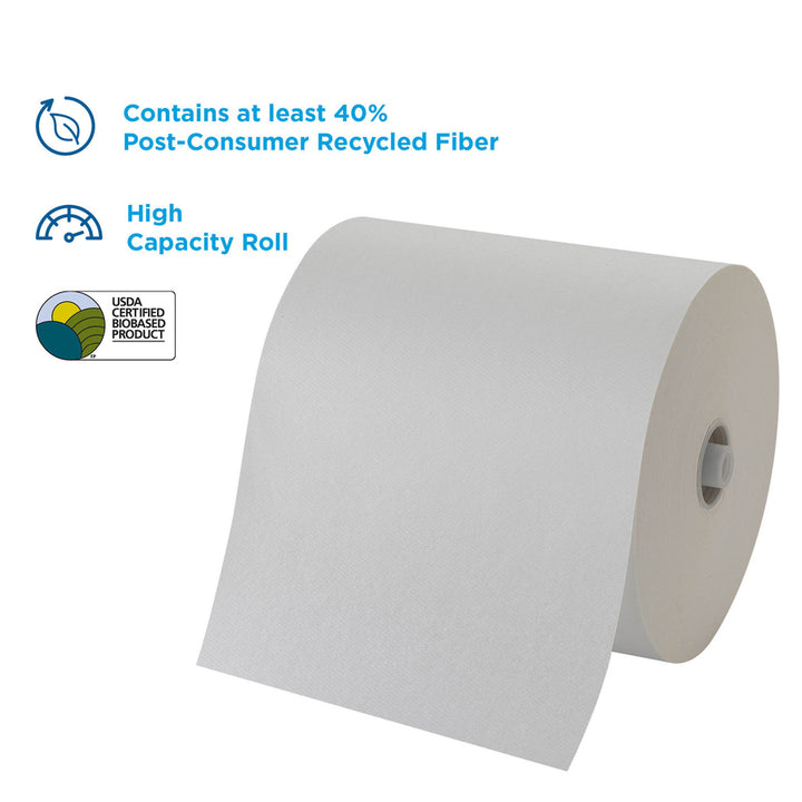 Image of Georgia-Pacific® Paper Towels, Hardwound, 7-4/5"x1150', 3RL/CT, White