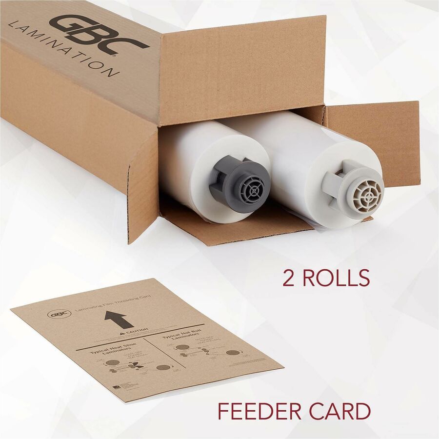 Image of GBC EZload 3000024EZ EZ Load Gray End Cap Laminating Roll Film