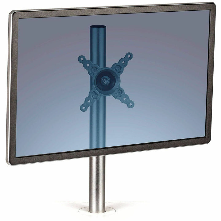 Image of Fellowes® Lotus Single Monitor Arm Kit, For 26" Monitors, 180 Degree Rotation, 180 Degree Pan, Silver, Supports 17 Lb
