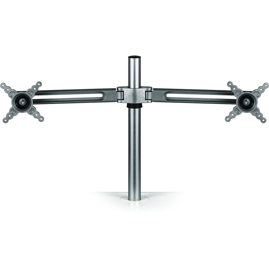 Image of Fellowes® Lotus Dual Monitor Arm Kit, For 26" Monitors, Silver, Supports 13 Lb