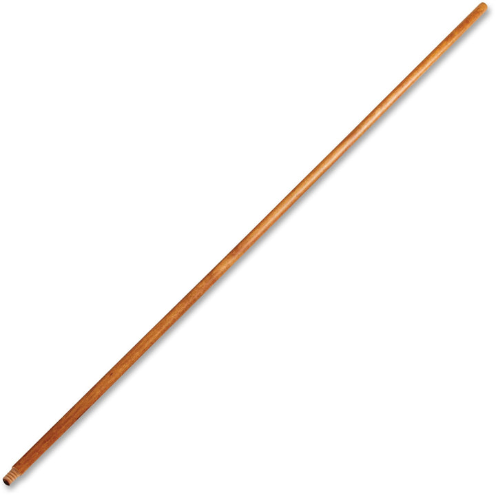 Image of Rubbermaid Commercial 636100LAC Lacquered Wood Broom Handle, 60" L x 1.30" Diameter, Natural, Lacquered Wood, 1 Each