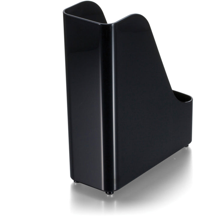 Image of Officemate Magazine File, Plastic, 3-4/5"x9-1/2"x11-1/2", BK