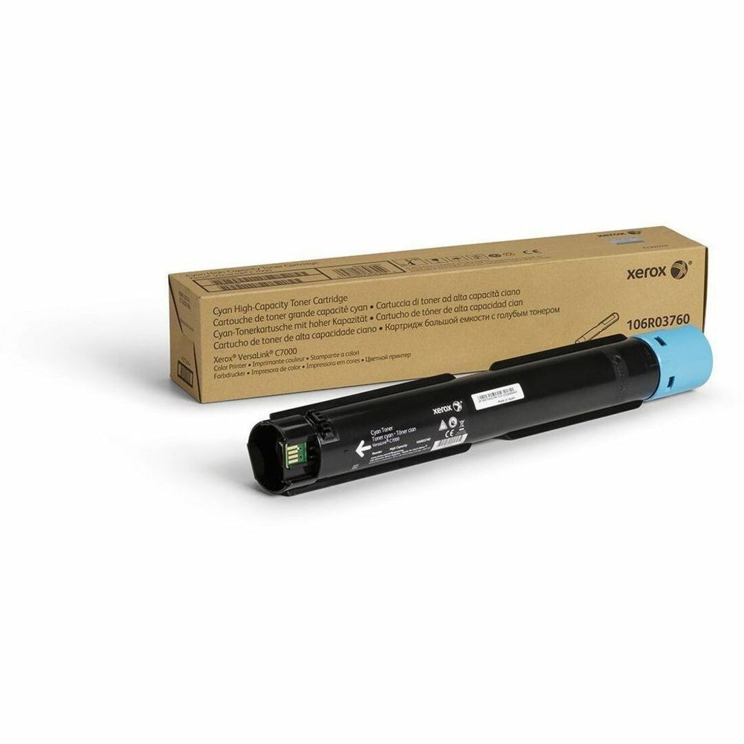 Image of Xerox® 106r03760 High-Yield Toner, 10,100 Page-Yield, Cyan