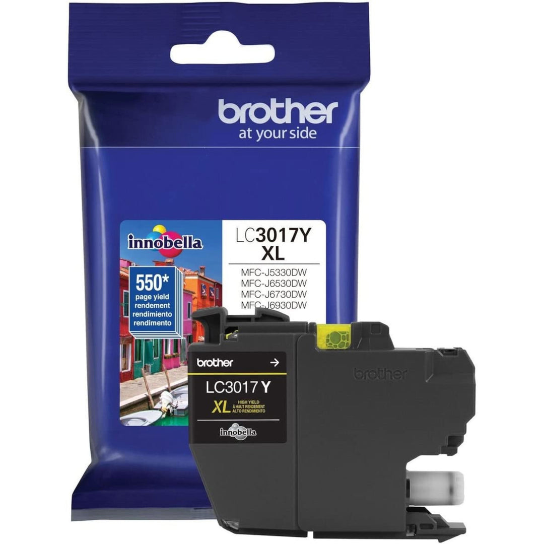 Image of Brother Innobella LC3017Y LC3017 High Yield Ink Cartridge, 550 Pages, 1 Each