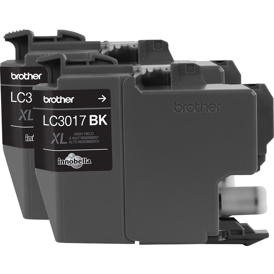 Image of Brother Innobella LC30172PK Genuine High Yield Black Ink Cartridge (2 Pack), 550 Pages Black (Per Cartridge), 2 / Pack