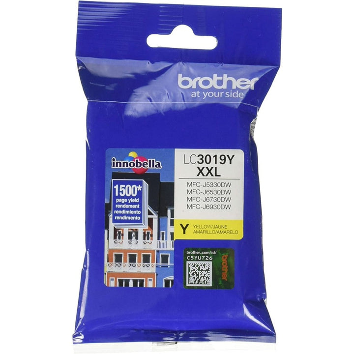 Image of Brother Innobella LC3019Y LC3019 Super High Yield Ink Cartridge, 1500 Pages, 1 Each