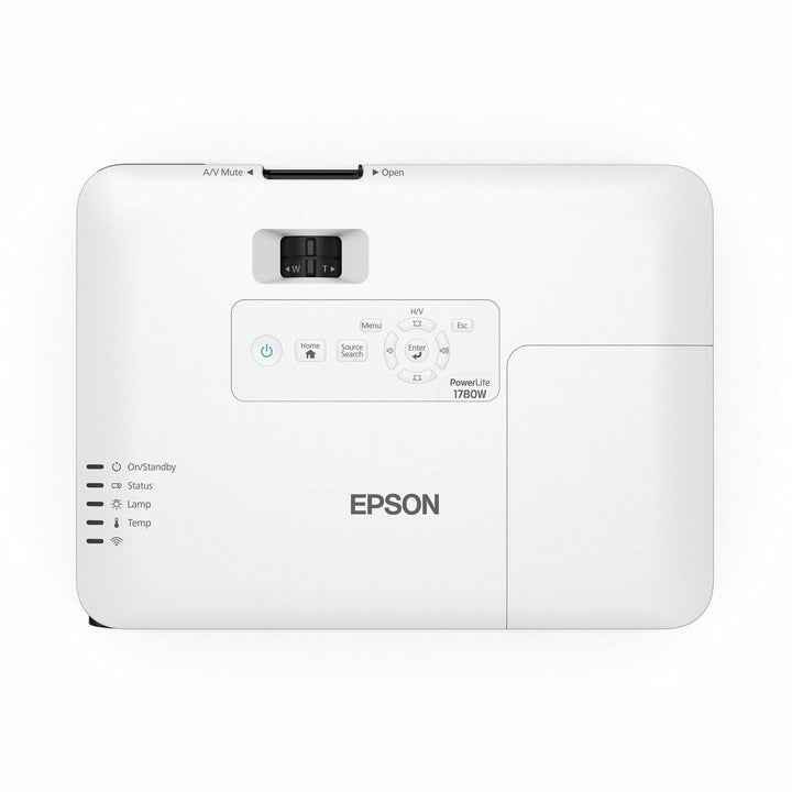 Image of Epson® PowerLite 1780W Wireless WXGA 3LCD Projector, 3,000 lm, 1280 x 800 Pixels, 1.2x Zoom