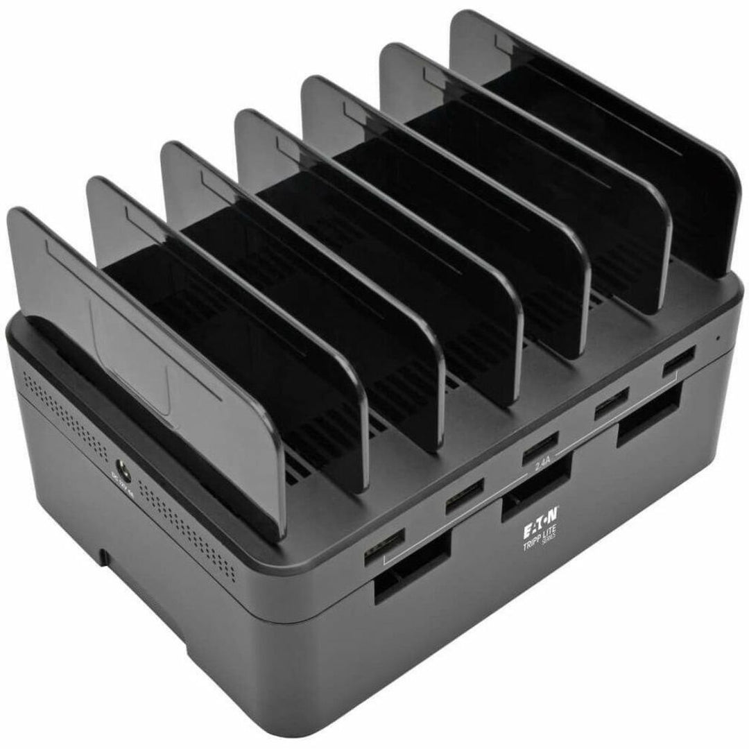 Image of Tripp Lite by Eaton USB Charging Station, 5-Port, 4-9/10"Wx2-3/5"Dx6-3/5"H, BK