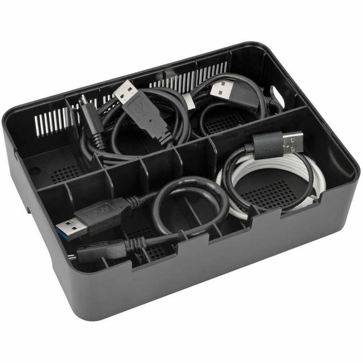 Image of Tripp Lite by Eaton USB Charging Station, 5-Port, 4-9/10"Wx2-3/5"Dx6-3/5"H, BK