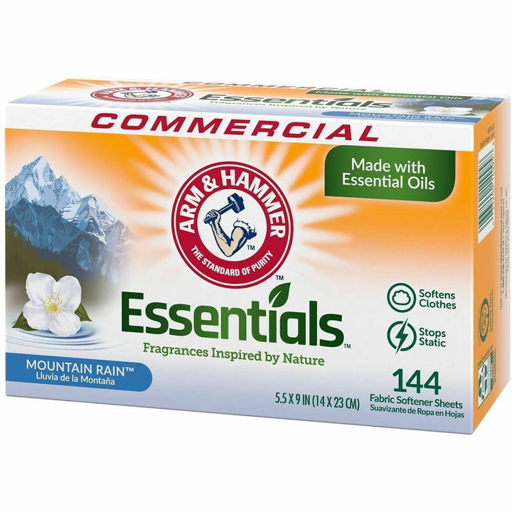 Image of Arm & Hammer 3320000102 Essentials Fabric Softener Sheets