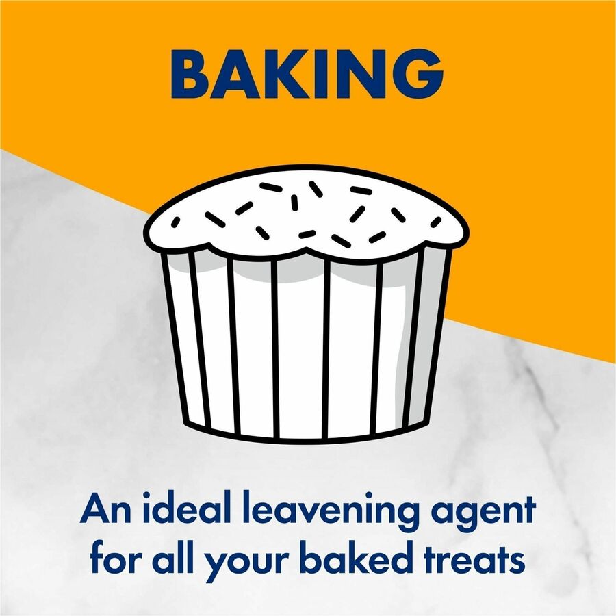 Image of Arm & Hammer 3320084104 Pure Baking Soda, 16 oz (1 lb), Environmentally Friendly, Deodorize, White, 1 Each