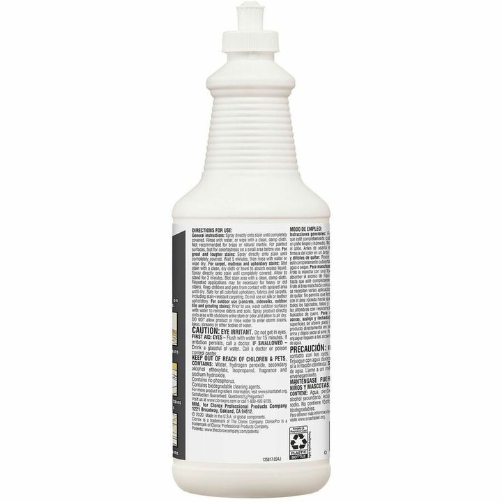 Image of CloroxPro™ 31415 Pull-Top Urine Remover for Stains and Odors, 32 fl oz (1 quart), Bleach-free, Dilutable, White, 1 Each