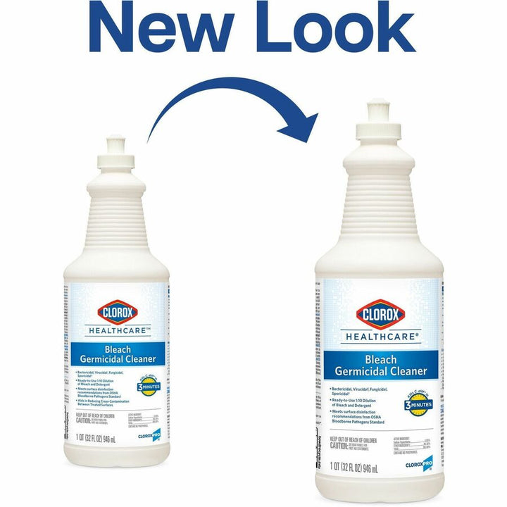 Image of Clorox® Disinfectant w/Bleach, Pull-Top, 32oz, 6/CT, White