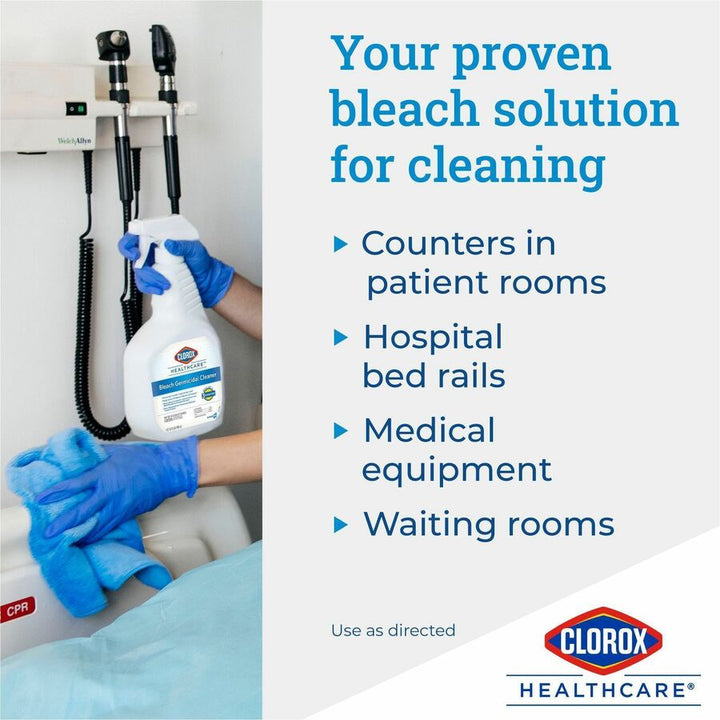 Image of Clorox® Disinfectant w/Bleach, Pull-Top, 32oz, 6/CT, White
