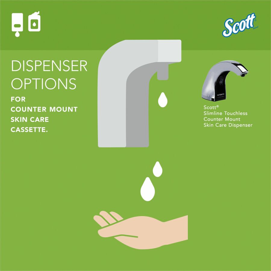 Image of Scott 11285 Essential Green Certified Foam Skin Cleanser, Foam, 1.59 quart, Applicable on Hand, Fragrance-free, Dye-free, 1 Each