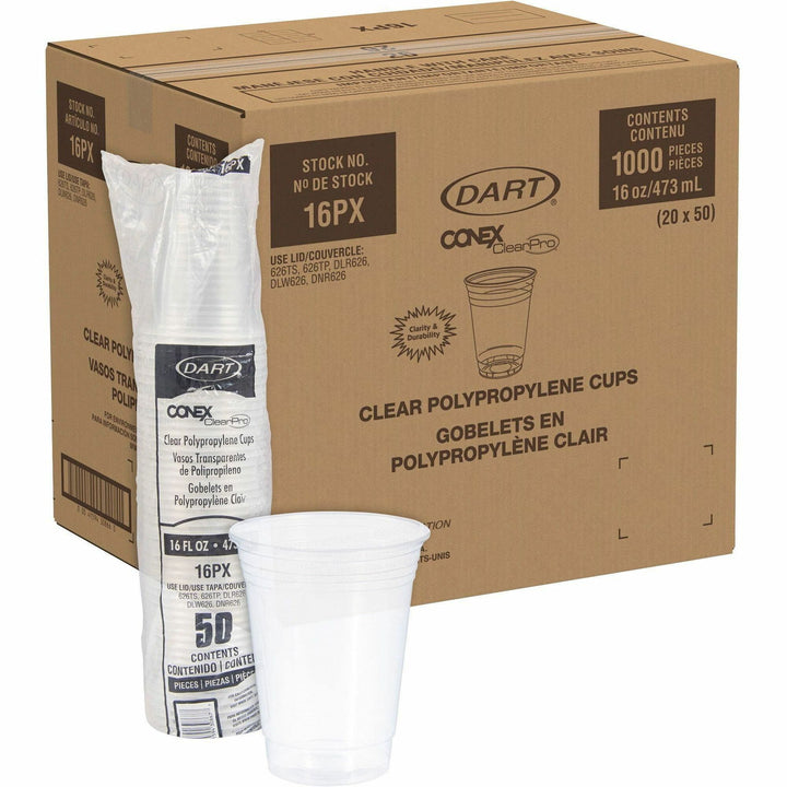 Image of SOLO® Cold Cup, Plastic, ClearProl, 16oz, 1000/CT, Clear