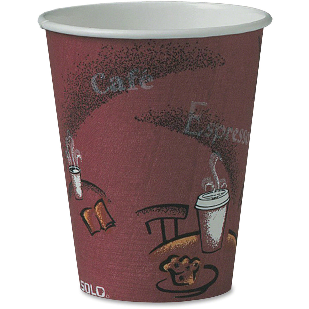 Image of SOLO® Hot Cups, Paper, Poly Lined Inside, 8oz, 20/CT, MI