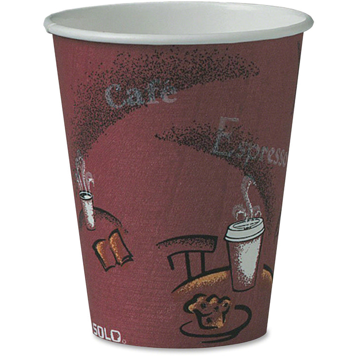 Image of SOLO® Hot Cups, Paper, Poly Lined Inside, 8oz, 20/CT, MI