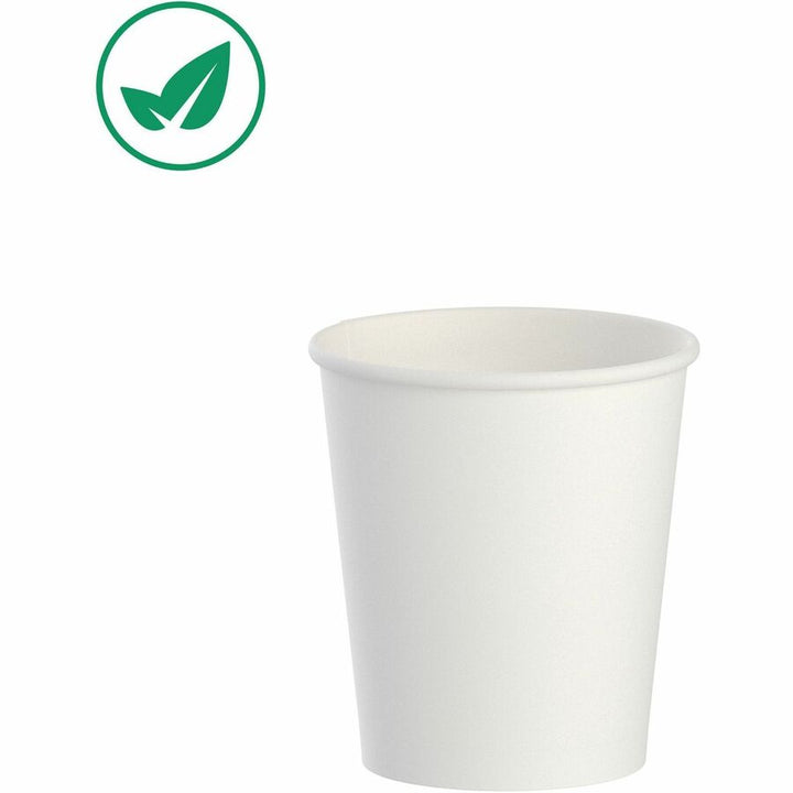 Image of Solo Bare 442050 3 oz Treated Paper Water Cups, 3 fl oz, White, Paper, Water, 100 / Pack