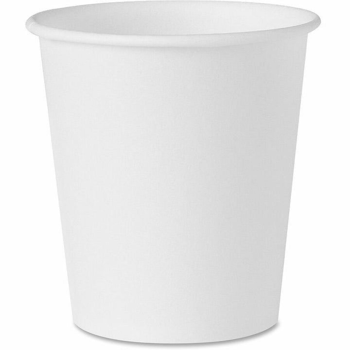 Image of Solo Bare 442050 3 oz Treated Paper Water Cups, 3 fl oz, White, Paper, Water, 100 / Pack