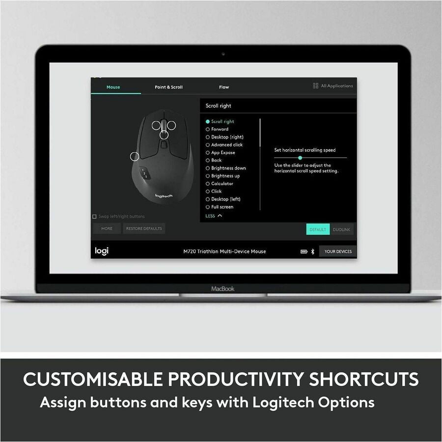 Image of Logitech® Keyboard/Mouse, Wireless, 16-9/10"Wx8-1/4"Dx1"H, BK