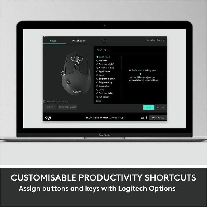 Image of Logitech® Keyboard/Mouse, Wireless, 16-9/10"Wx8-1/4"Dx1"H, BK