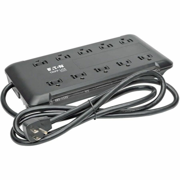 Image of Tripp Lite by Eaton Surge Protector, 10-Outlet, 5-7/10"Wx11-1/10"Lx1-3/10"H, BK