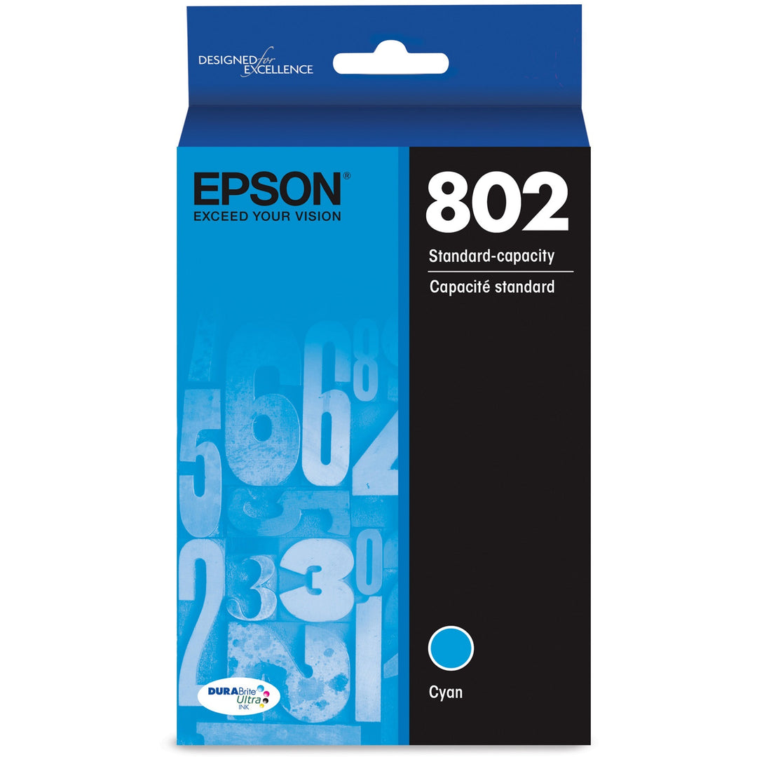 Image of Epson Ink Cartridge, Std. Capacity, f/ WF-6090, 650 Yield, CYN