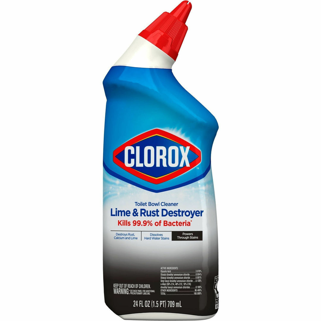 Image of Clorox® Toilet Bowl Cleaner/Stain Remover,Angle Neck,24oz,12/CT,CL