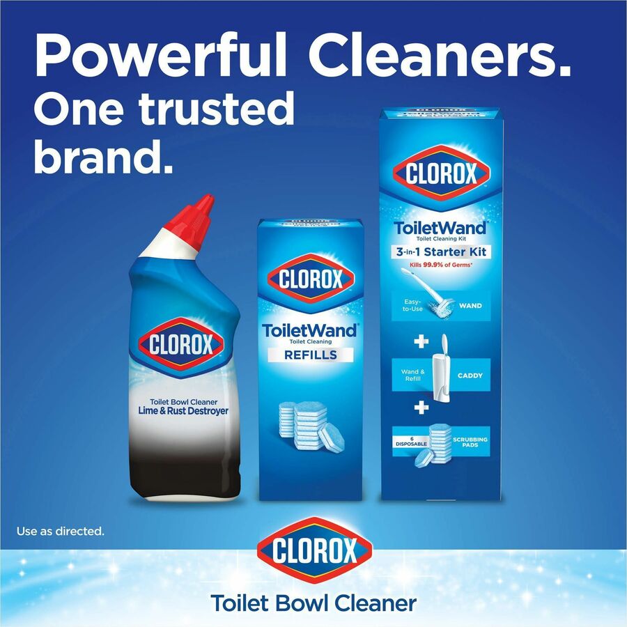 Image of Clorox® Toilet Bowl Cleaner/Stain Remover,Angle Neck,24oz,12/CT,CL