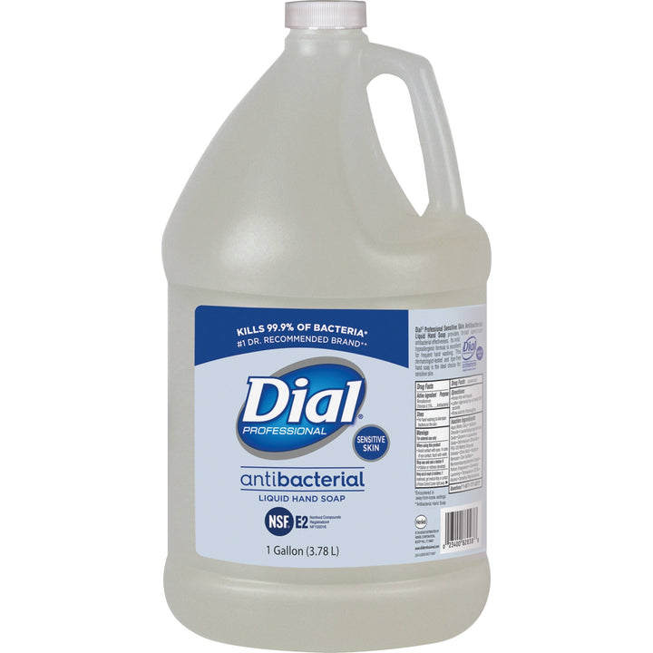 Image of Dial® Soap Refill,Liquid,Sensitive Skin, 1Gal, 4/CT, Clear