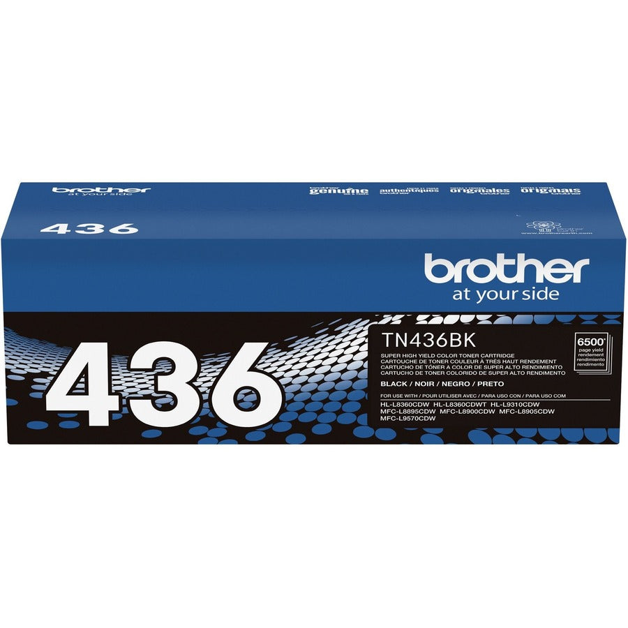 Image of Brother TN436BK Toner Cartridge, 6500 Pages, 1 Each