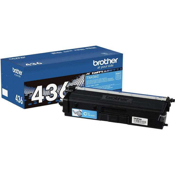 Image of Brother TN436C Toner Cartridge, 6500 Pages, 1 Each
