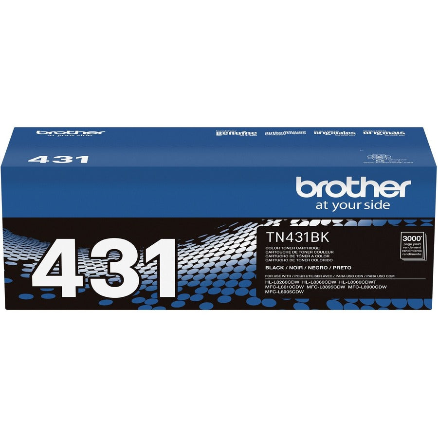 Image of Brother TN431BK Toner Cartridge, 3000 Pages, 1 Each