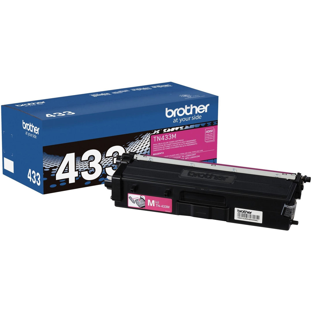 Image of Brother TN433M Toner Cartridge, 4000 Pages, 1 Each