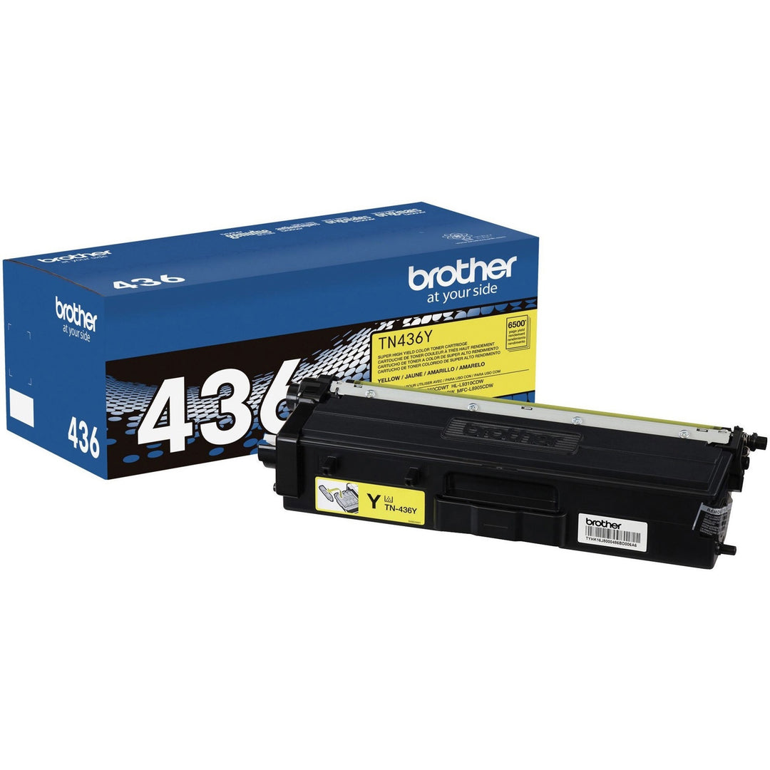Image of Brother TN436Y Toner Cartridge, 6500 Pages, 1 Each